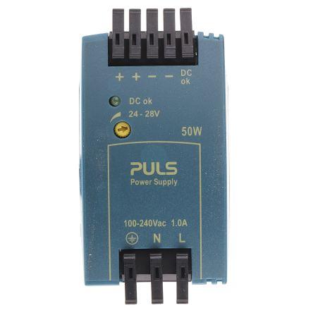 PULS Napájecí zdroj na lištu DIN MiniLine MLY, počet výstupů: 1 Spínaný režim 240V ac 2.1 A St. 28V dc DC 50 W