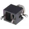 Belden Konektor jack, Montáž na rám, Monofonní Vnitřní, 3.5 mm 2 4A barva Černá, orientace těla: Rovný, materiál