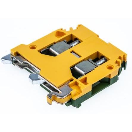 Entrelec Zemnicí svorkovnice 1SNA165114R1700, řada: SNA, 800V ac Žlutá, Zelená 6mm² 1 Šroubová