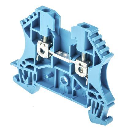 Weidmüller Napájení přes svorkovnici 1020080000, řada: WDU, 800V Modrá 2.5mm² 1 Šroubová ATEX