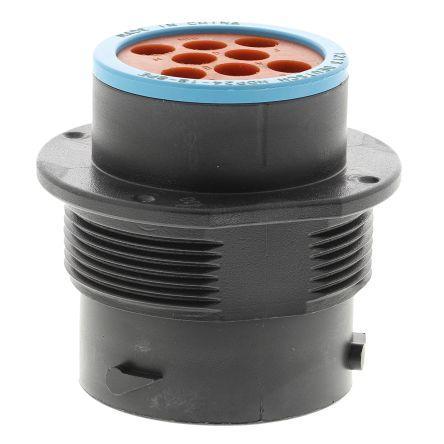 Kulatý konektor, počet kontaktů: 8, Montáž do panelu, velikost: 1.59 mm Deutsch, pohlaví kontaktu: Vnější, orientace