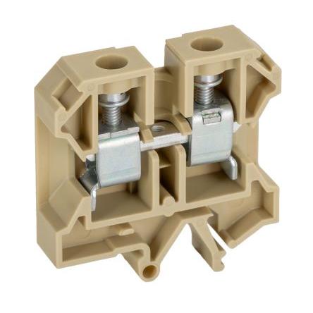Weidmüller Napájení přes svorkovnici 0271060000, řada: SAK 16, 1kV Žlutá, Béžová 16mm² 1 Pájecí