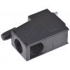 MH Connectors Plášť D-Sub, řada: MHDSSK-T/P, orientace těla: Úhlový, Rovný, počet kontaktů: 9, materiál pouzdra: ABS,