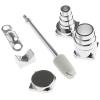 MH Connectors Plášť D-Sub, řada: MHDSSK-T/M, orientace těla: Úhlový, Rovný, počet kontaktů: 9, materiál pouzdra: ABS,