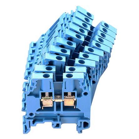 Entrelec Svorkovnice pro montáž na lištu DIN 1SNA125116R0100, řada: SNA, 1kV ac Modrá 4mm² 1 Šroubová