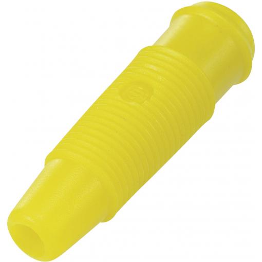 TRU COMPONENTS TC-R8-107 zdířka pro banánek zásuvka, rovná Ø pin: 4 mm žlutá 1 ks