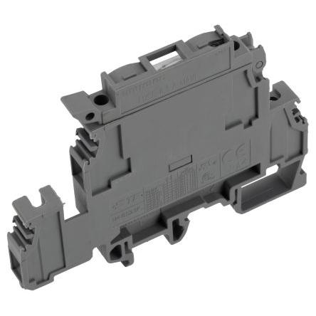 Entrelec Svorkovnice na lištu DIN s pojistkou 1SNA115646R2200, řada: M, 500V Šedá 4mm², 6 mm² 2 Šroubová Jištěný