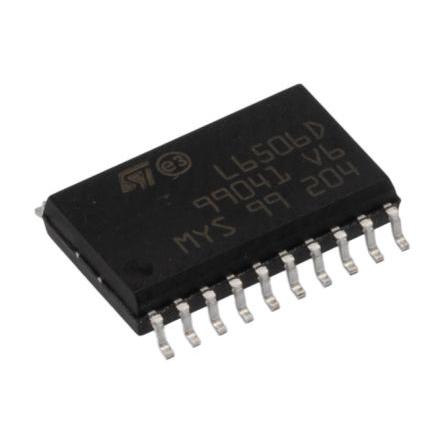 STMicroelectronics Regulátor motoru, řada: L6506 L6506D 7 V, konfigurace: Duální, počet kolíků: 20 kolíkový, SOIC 7V,
