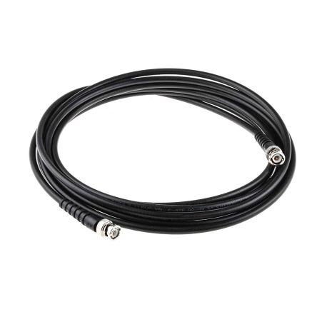 Koaxiální kabel, řada: RS PRO RG59, Černá 5 m 75 Ω RS PRO S koncovkou