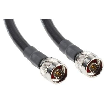 Koaxiální kabel, řada: RS PRO RG214, Černá Fluorovaný ethylenpropylen 2 m 50 Ω RS PRO S koncovkou