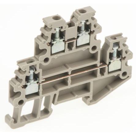 Weidmüller Svorkovnice pro montáž na lištu DIN 1753290000, řada: WDK, 400V Tmavě béžová 1.5mm² 2 Šroubová IECEx/ATEX