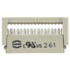 HARTING Konektor IDC, řada: SEK 18 Vnitřní, rozteč: 2.54 mm, počet kontaktů: 16, počet řad: 2, Kabel, IDC, orientace