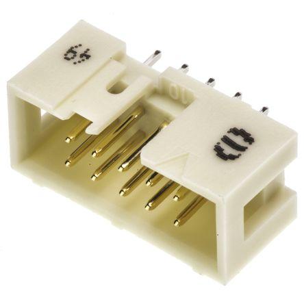 HARTING Konektor PCB, řada: SEK 19, Vodič-deska, počet kontaktů: 10, počet řad: 2, rozteč: 2.54 mm, orientace těla: