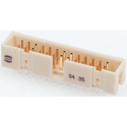 HARTING Konektor PCB, řada: SEK 19, Vodič-deska, počet kontaktů: 34, počet řad: 2, rozteč: 2.54 mm, orientace těla: