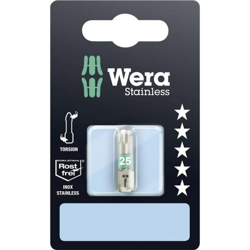 Wera 3867/1 TS SB SiS 05073623001 bit Torx T 25 nerezová ocel D 6.3 1 ks