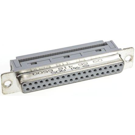 HARTING Konektor D-Sub, řada: D-Sub, počet kontaktů: 37, orientace těla: Pravý úhel 2.77 mm, Kabel Vnitřní, Standardní,