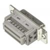 HARTING Konektor D-Sub, řada: D-Sub Standard, počet kontaktů: 15, orientace těla: Pravý úhel 2.77 mm, Kabel Vnitřní,