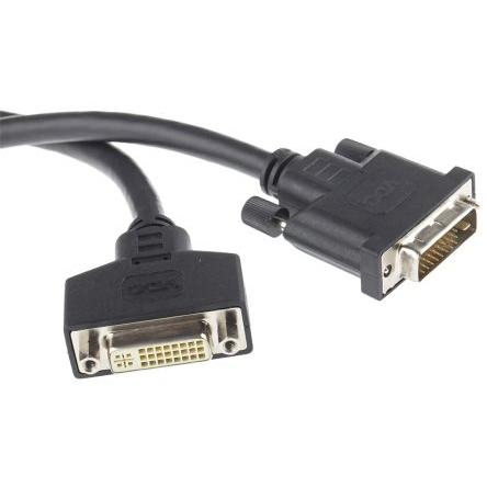 Van Damme, A: Vnější Duální propojení DVI-D, B: Vnitřní DVI 5 m Kabel DVI, Černá
