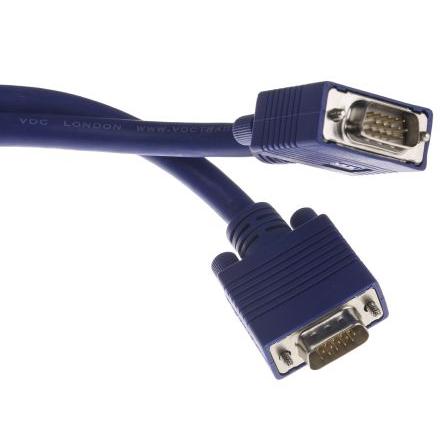Van Damme, A: Vnější VGA, B: Vnější VGA Kabel VGA 15 m, Modrá