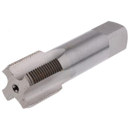 Závitník, HSS Ruční závitník, velikost závitu: PG16 PG, celková délka: 80mm, Rovná ploutve RS PRO
