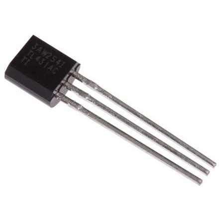 Texas Instruments Napěťové referenční TL431ACLP Bočník Nastavitelné ±1 % max. 37V, počet kolíků: 3 kolíkový, TO-92