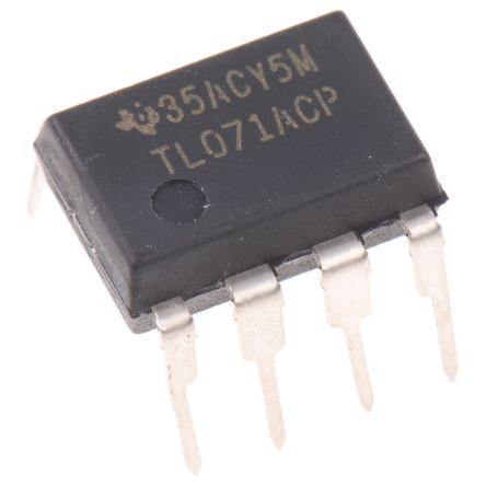 Texas Instruments Operační zesilovač TL071ACP 3 MHz 15V, PDIP, počet kolíků: 8 kolíkový