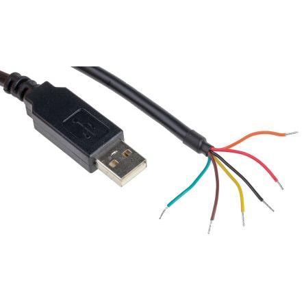 Kabel Sériový převodový kabel TTL na USB TTL-232R-3V3-WE FTDI Chip