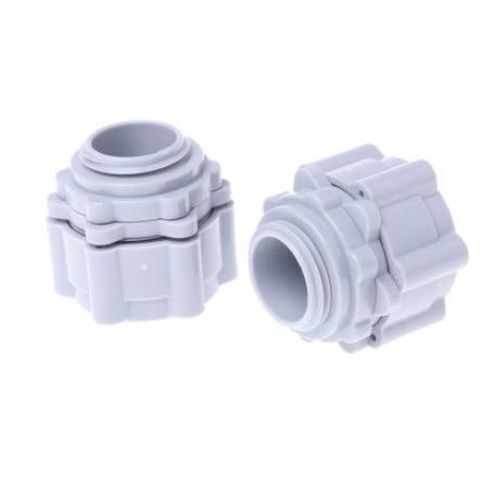 Montáž potrubí Instalační trubka Šedá jmenovitá velikost 20 mm Nylon 66 Šedá, IP55 M20 RS PRO
