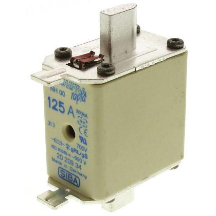Pojistka NH 125A NH00 FF gRL SIBA 690V ac