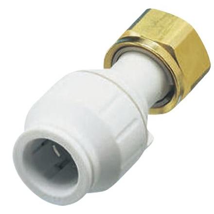 Plastová potrubní armatura Přímý Adaptér ventilu John Guest 3/4" BSP BSP 3/4 in
