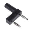 Staubli Banánek, 2 mm, 30 V, 60V dc, 10A, Černá, Vnější zásuvný modul, materiál kontaktu: Mosaz, délka: 30 mm, pokovení