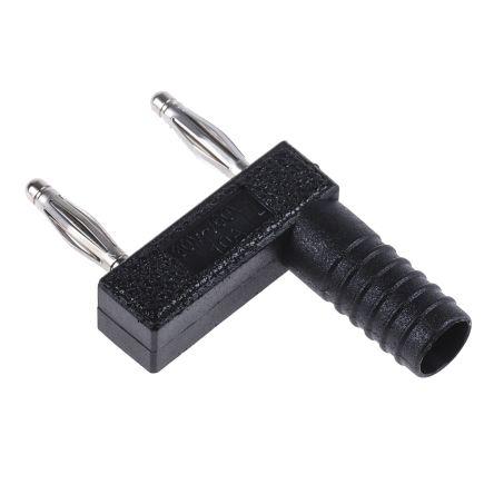 Staubli Banánek, 2 mm, 30 V, 60V dc, 10A, Černá, Vnější zásuvný modul, materiál kontaktu: Mosaz, délka: 30 mm, pokovení