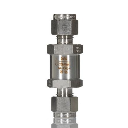 Zpětný ventil, Nerezová ocel 4A-C4L-25-SS Parker, pracovní tlak: 414 bar