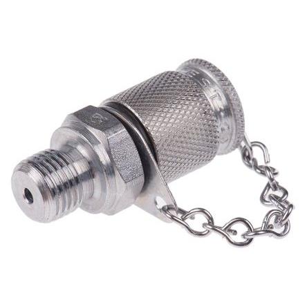 Hydraulická kontrolní přípojka Ocel SMK 20 R 1/4 VB Stauff Vnější G