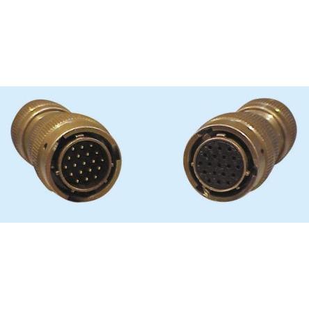 Glenair Kulatý konektor, specifikace Mil, řada: IPT06, materiál kontaktu: Slitina mědi, orientace těla: Rovný, Kabel,