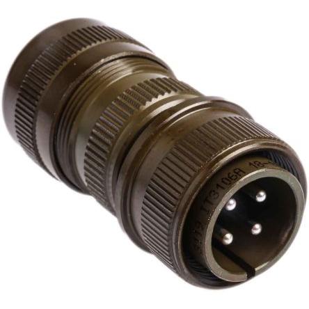 Glenair Kulatý konektor, specifikace Mil, řada: IT, materiál kontaktu: Slitina mědi, orientace těla: Rovný, Kabel, počet