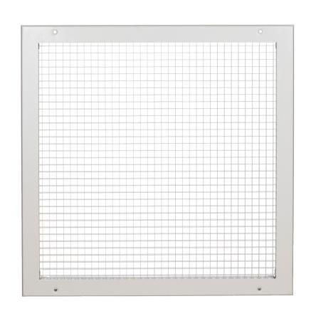 RS PRO Žaluzie Hnědá, Hliník Paralelní 450 mm 450mm
