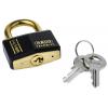 ABUS Bezpečnostní visací zámek S klíčem Stejné klíčování Odolnost vůči povětrnostním vlivům, Mosaz Obojí 6.5 mm třmen,