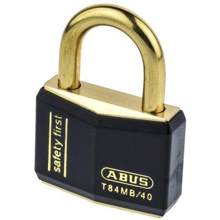 ABUS Bezpečnostní visací zámek S klíčem Stejné klíčování Odolnost vůči povětrnostním vlivům, Mosaz Obojí 6.5 mm třmen,