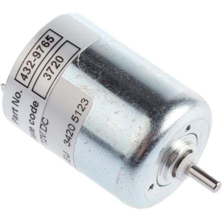 McLennan Servo Supplies 12V 2.9 W Servomotor 3000rpm 1.5 Ncm 3 mm