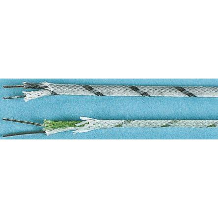 RS PRO Prodlužovací kabel T 600 °C Skelné vlákno 20 m Nestíněný