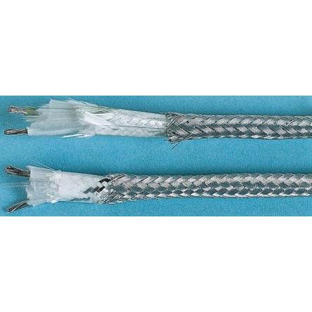 RS PRO Prodlužovací kabel S 250 °C Silikonová pryž 25 m Nestíněný, prameny vodičů: 14 x 0.3 mm