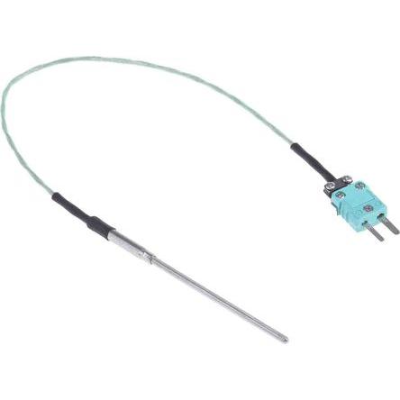 Termočlánek 300 mm kabel typ K Nerezová ocel 70 mm sonda 3 mm na 700 °C RoHS Compliant RS PRO