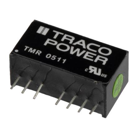 TRACOPOWER Měnič DC/DC TMR 2, výstup: 5V dc 1.6 kV dc, Vin 9V dc 400 mA, Vin 4.5V 1 W -40 °C 85 °C Montáž na plošný spoj