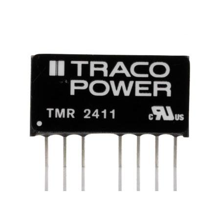 TRACOPOWER Měnič DC/DC TMR 2, výstup: 5V dc 1.6 kV dc, Vin 36V dc 400 mA, Vin 18V 2 W -40 °C 85 °C Montáž na plošný spoj