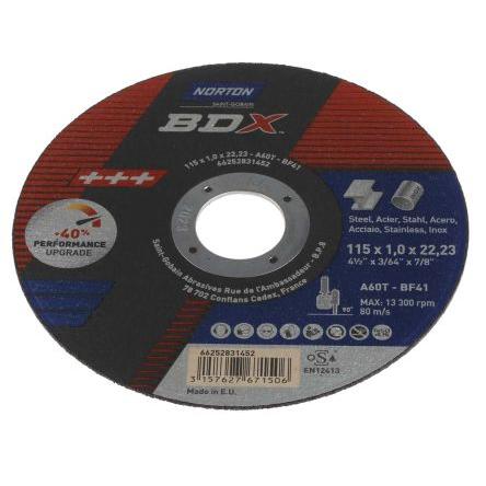 Brusný disk Oxid hlinitý zrnitost P60 115 mm Hrubé Norton