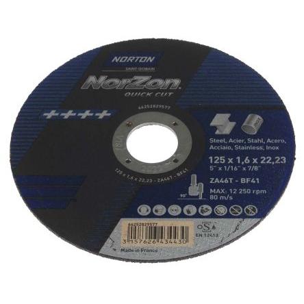 Brusný disk Zirkon zrnitost P46 125 mm Hrubé Norton