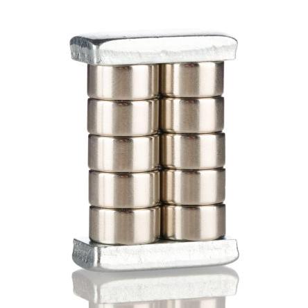 Neodymový magnet 2.5 kg, tloušťka: 5 mm 10 mm Eclipse