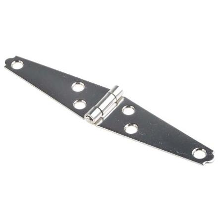 Pásový závěs Výkyvné Páskové, Nerezová ocel Pevný, délka: 145 mm x 29mm x 1.5 mm RS PRO