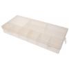 Přihrádková krabice 10 přihrádek Průhledné, Polypropylen 50 mm x 338mm x 153 mm RS PRO
